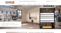 Desktop Screenshot of garagesolutionslouisville.com